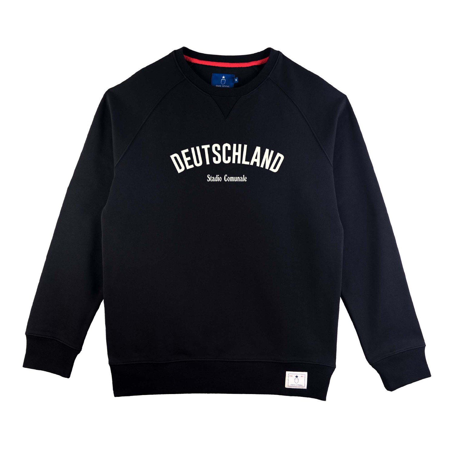 Sweatshirt Germany Deutschland in black and white colors.