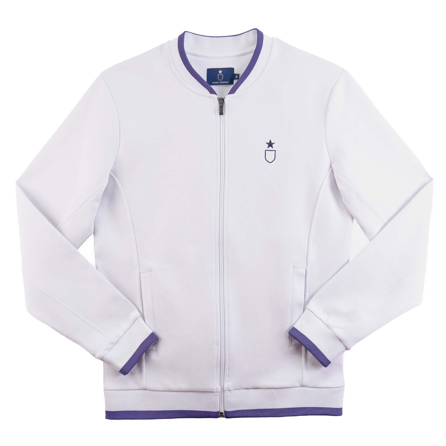 Track jacket in white of Los Blancos for Los Merengues.