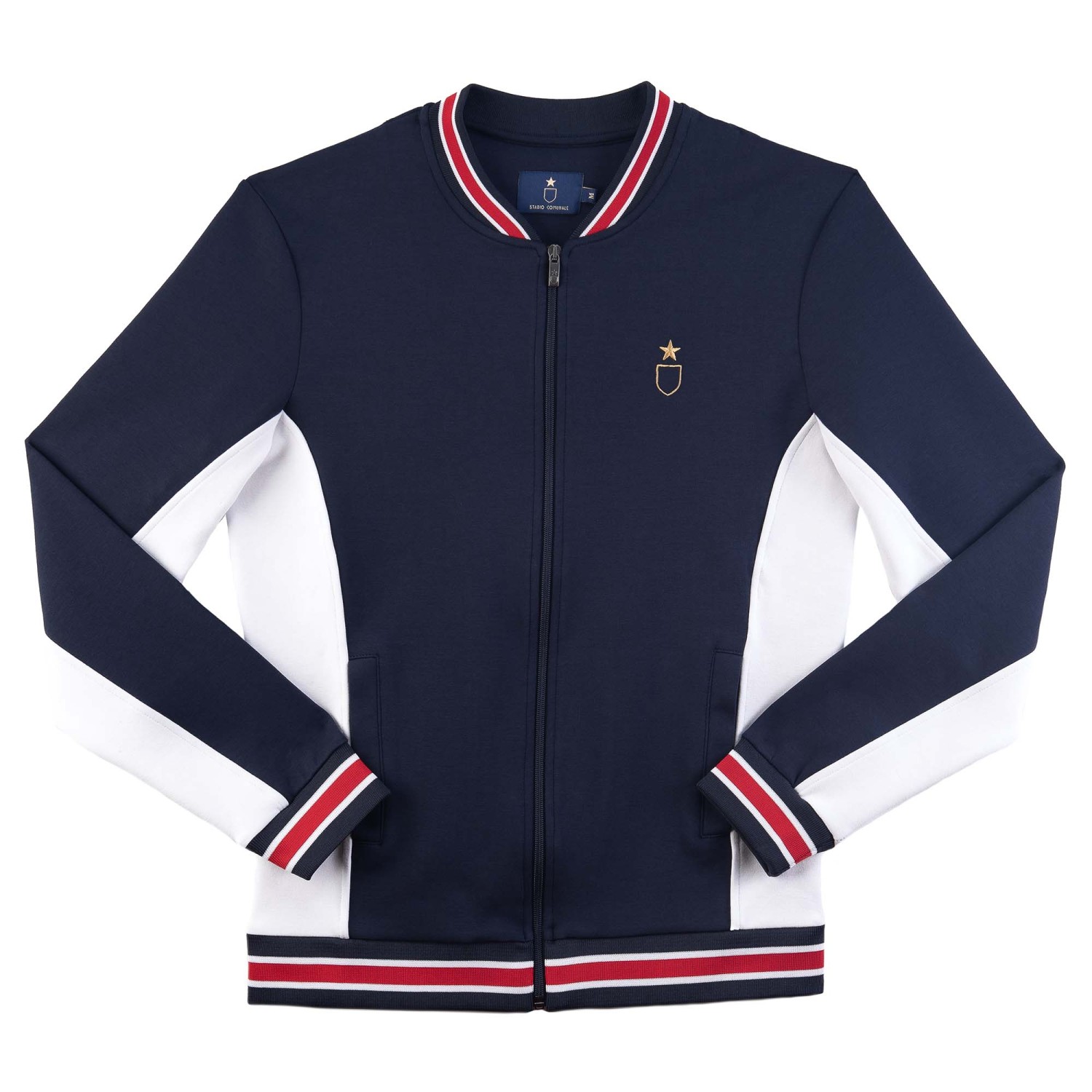 Track jacket in bleu blanc rouge colour, represente le PSG