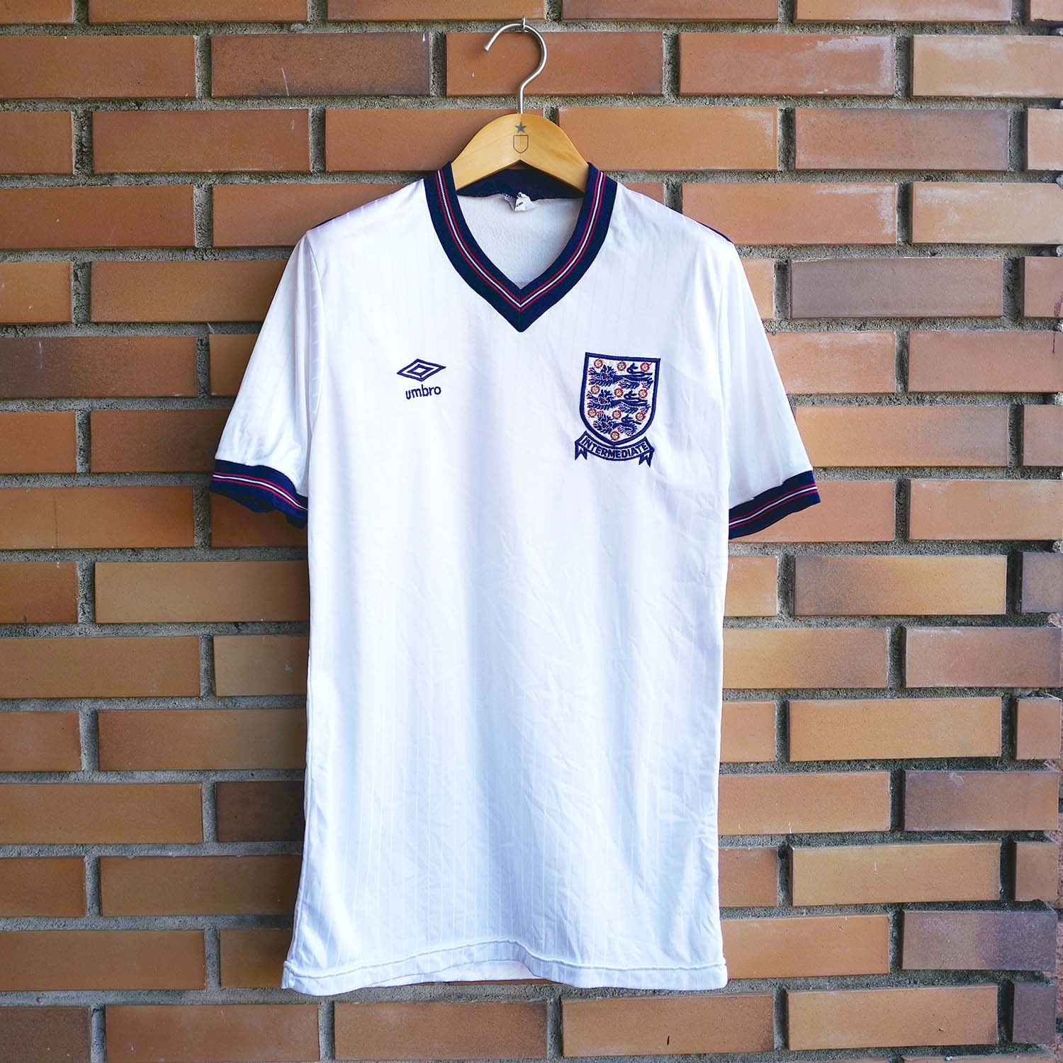 Vintage soccer jersey, England EU Games