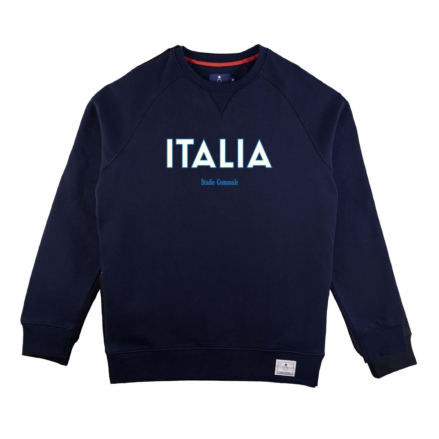 Sweatshirt Italia 82 in navy blue and white.