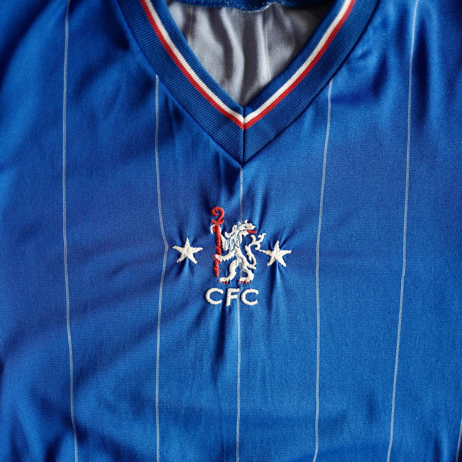 Chelsea vintage soccer jersey, le Cop Sportif