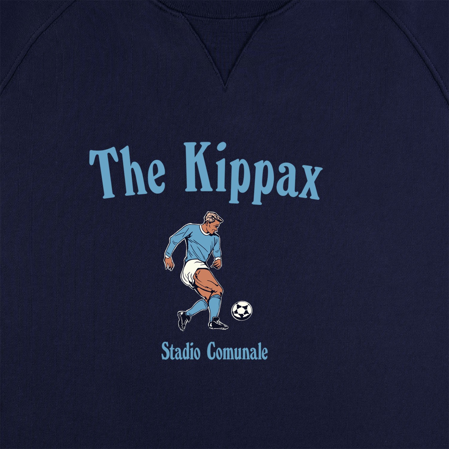 Classic soccer Sweatshirt The Kippax in navy blue for Citizens.