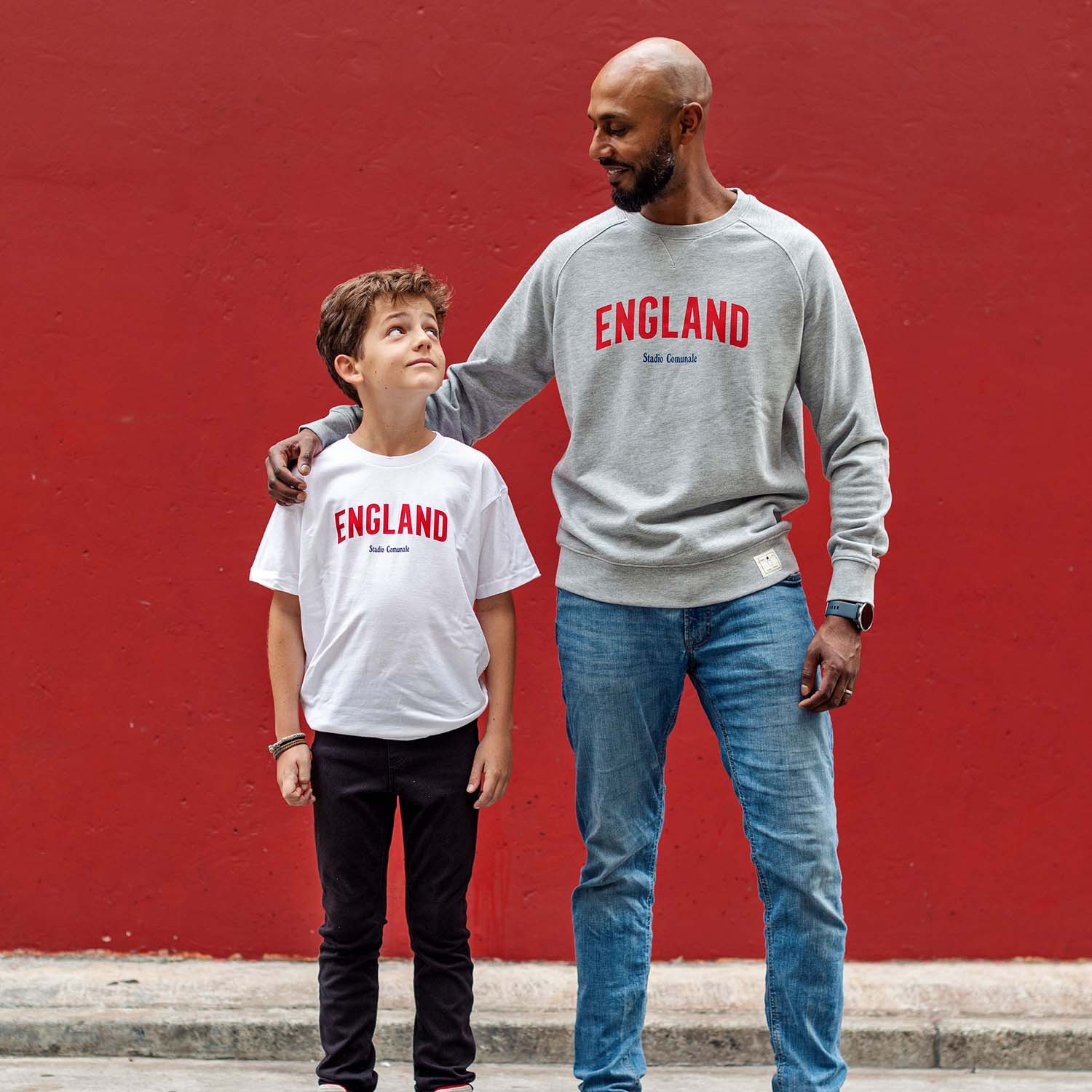 England red print soccer team t-shirt